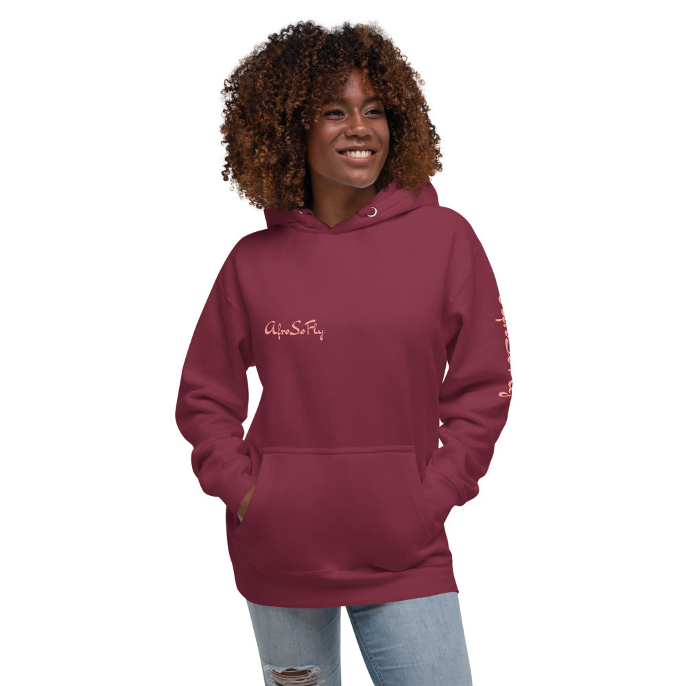 AfroSoFly Hoodie II (Maroon)