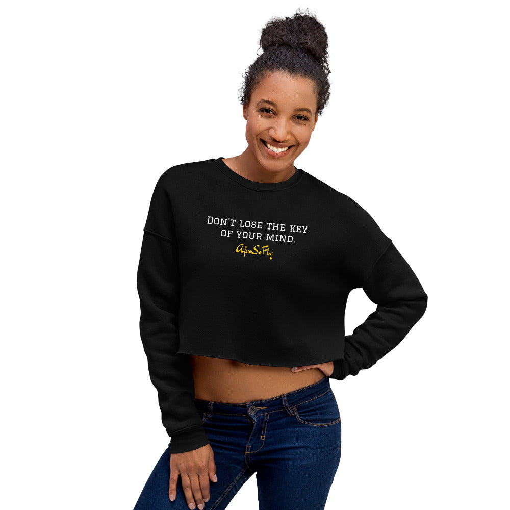Mental Keys Crop Sweatshirt