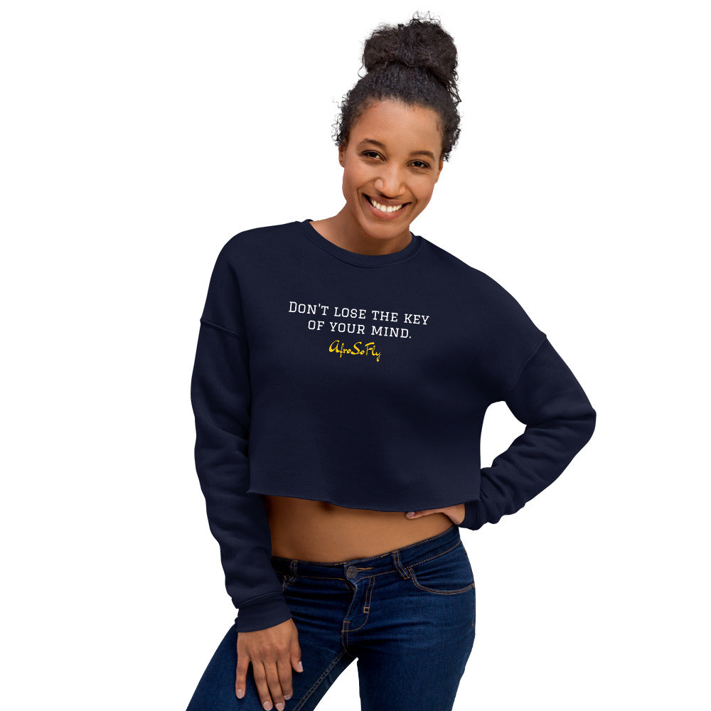 Mental Keys Crop Sweatshirt