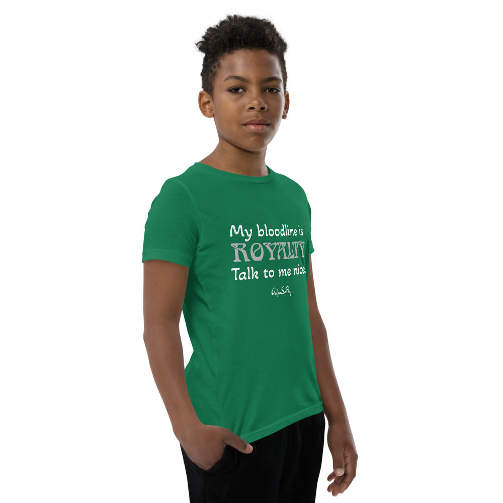 Royalty Youth Tee (Silver)