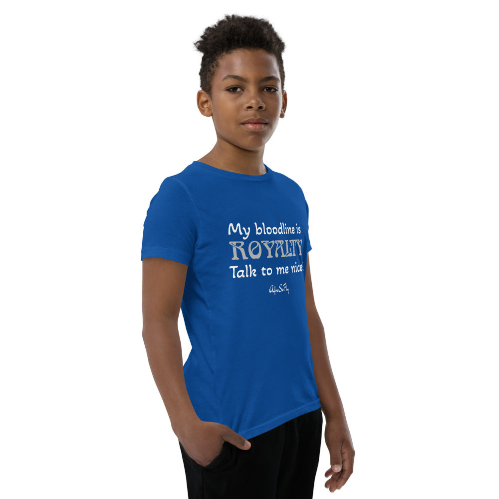 Royalty Youth Tee (Silver)