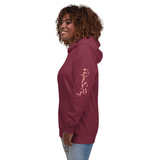 AfroSoFly Hoodie II (Maroon)