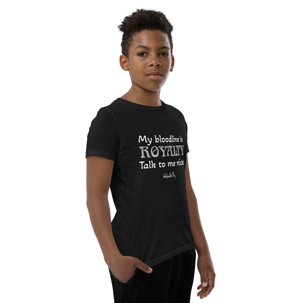 Royalty Youth Tee (Silver)